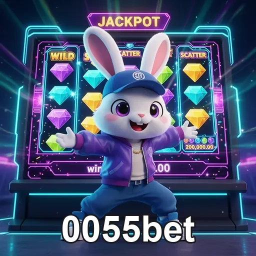 Jogador jogando slots em casino online divertido